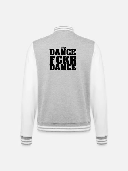 Danse Fckr Danse - Veste Teddy - gris chiné / blanc