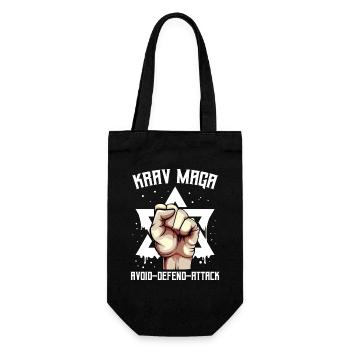 Krav Maga - Geschenkbeutel für Flaschen - Schwarz - Vorne