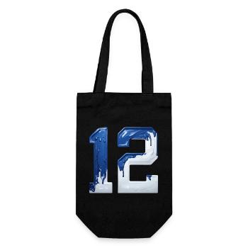 NON. 12 NUMÉRO 12 BLEU BLANC 12E ANNIVERSAIRE - Sac à bouteille - noir - Devant