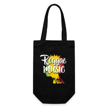 Reggae Musik - Geschenkbeutel für Flaschen - Schwarz - Vorne