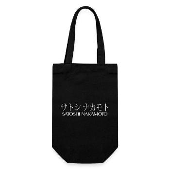 Satoshi Nakamoto - Sac à bouteille - noir - Devant