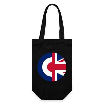 Britische Mods - Geschenkbeutel für Flaschen - Schwarz - Vorne
