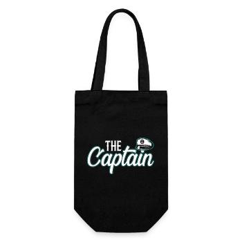 Der Captain - Geschenkbeutel für Flaschen - Schwarz - Vorne