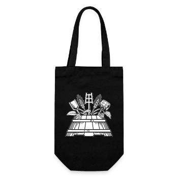 Brewer logo - Gift Bag for Bottles - black - Front