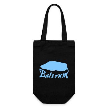 Baltrum Tattoo - Geschenkbeutel für Flaschen - Schwarz - Vorne