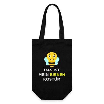Bienen Kostüm Fasching Karneval Baby Kinder - Geschenkbeutel für Flaschen - Schwarz - Vorne