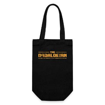 The Dadalorian Daddy Gift - Geschenkbeutel für Flaschen - Schwarz - Vorne