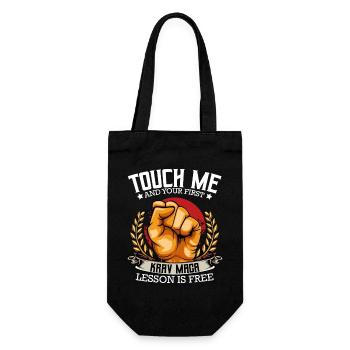Krav Maga - Geschenkbeutel für Flaschen - Schwarz - Vorne
