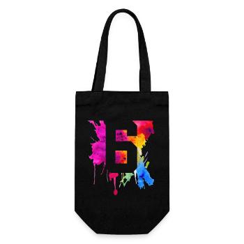 6 YEARS 6TH BIRTHDAY - Gift Bag for Bottles - black - Front