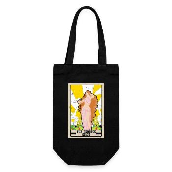 Die Göttin Circe Tarotkarte Schamane Wahrsagerei - Geschenkbeutel für Flaschen - Schwarz - Vorne