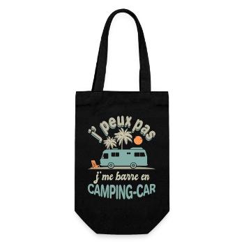 Camping-Car Je Me Barre Humour Voyage Liberté - Sac à bouteille - noir - Devant