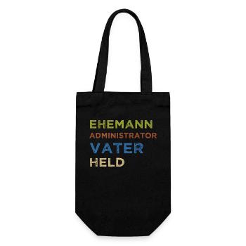 Administrator IT Administrator Admin Informatik - Geschenkbeutel für Flaschen - Schwarz - Vorne