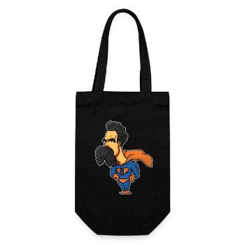 Brillanter Philosoph Nietzsche - Geschenkbeutel für Flaschen - Schwarz - Vorne