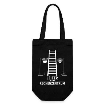 LEITER RECHENZENTRUM - Geschenkbeutel für Flaschen - Schwarz - Vorne