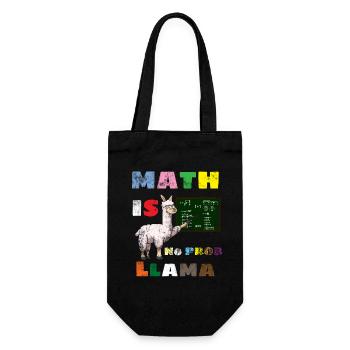 Math Joke - Geschenkbeutel für Flaschen - Schwarz - Vorne