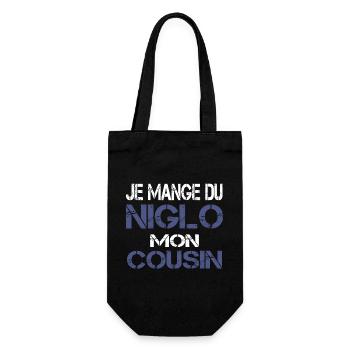 Je mange du Niglo - Sac à bouteille - noir - Devant