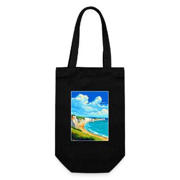 Isle Of Wight Vintage Reiseposter WPA Souvenir - Geschenkbeutel für Flaschen - Schwarz - Vorne