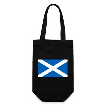 Schottland - Geschenkbeutel für Flaschen - Schwarz - Vorne