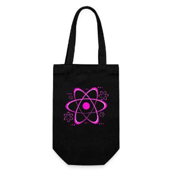 physicist - Gift Bag for Bottles - black - Front