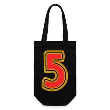 5 - Gift Bag for Bottles - black - Front