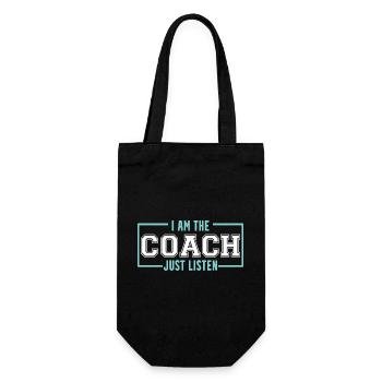 Trainer Shirt - Geschenkbeutel für Flaschen - Schwarz - Vorne