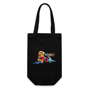 Furchtloser Hovawart Schutzhund - Geschenkbeutel für Flaschen - Schwarz - Vorne
