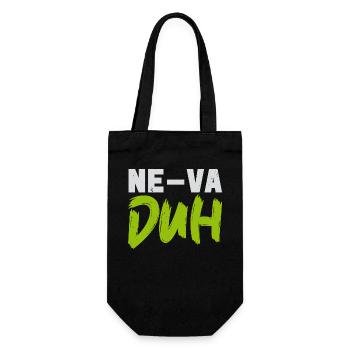 Neva -Duh Nevada USA Amerika Nevadan Carson City - Geschenkbeutel für Flaschen - Schwarz - Vorne