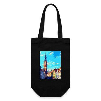 Wroclaw Poland Vintage Travel Poster Souvenir WPA - Gift Bag for Bottles - black - Front