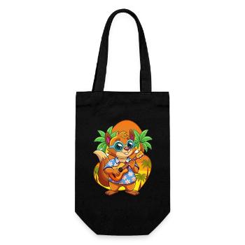 Funny Squirrel Cartoon Summer Beach Sunglasses - Gift Bag for Bottles - black - Front