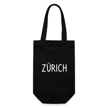 Zurich - Gift Bag for Bottles - black - Front