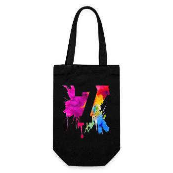 7 YEARS 7TH BIRTHDAY - Gift Bag for Bottles - black - Front