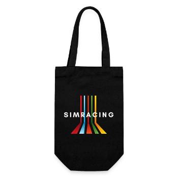 Simracer, Simracing, Racer, Racing Gift - Sac à bouteille - noir - Devant