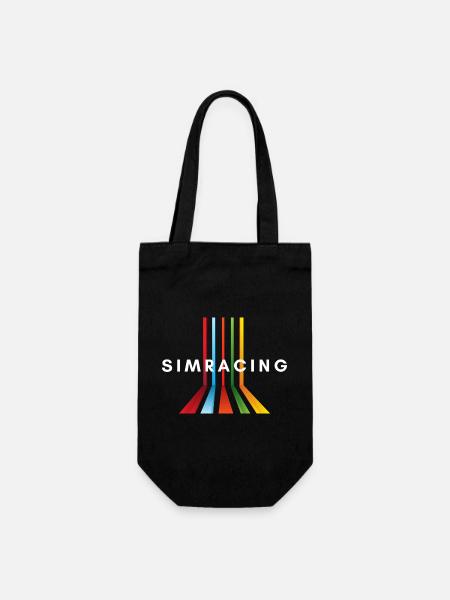 Simracer, Simracing, Racer, Racing Gift - Geschenkbeutel für Flaschen - Schwarz