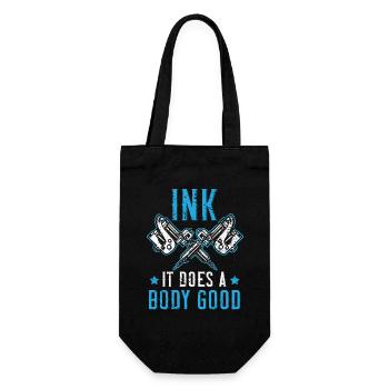 Assistent des Tätowierers Tattooing Tattooing Tatt - Geschenkbeutel für Flaschen - Schwarz - Vorne