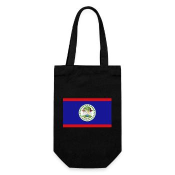 Belize - Geschenkbeutel für Flaschen - Schwarz - Vorne