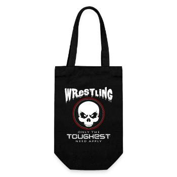 Wrestling - Geschenkbeutel für Flaschen - Schwarz - Vorne