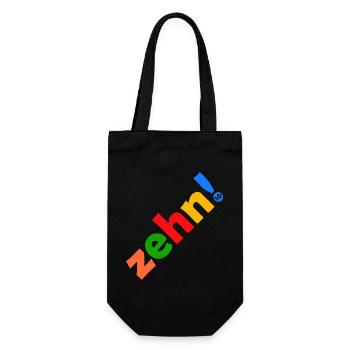ZEHN 10 JAHRE 10. GEBURTSTAG - Geschenkbeutel für Flaschen - Schwarz - Vorne