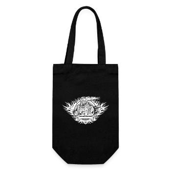 Tractor Pulling Logo - Gift Bag for Bottles - black - Front