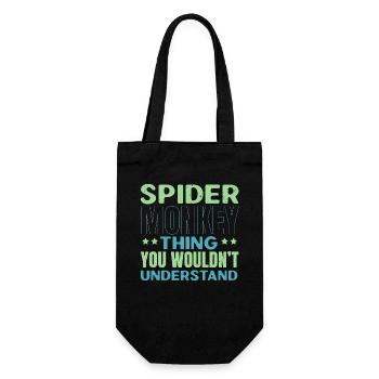 Spinnenliebhaber Spinnenflüsterer Arachnid Tarantu - Geschenkbeutel für Flaschen - Schwarz - Vorne