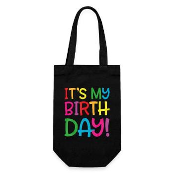c'est mon anniversaire - Sac à bouteille - noir - Devant