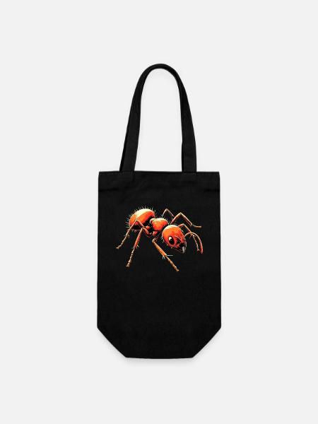 fourmi fourmi de forêt fourmi de feu insecte fourmis mignonnes - Sac à bouteille - noir