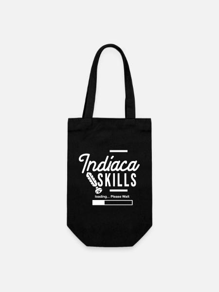 Indiaca Skills für Indiaca Spieler - Geschenkbeutel für Flaschen - Schwarz