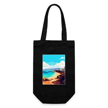 Lanzarote Spanien Vintage Reiseplakat Souvenir WPA - Geschenkbeutel für Flaschen - Schwarz - Vorne