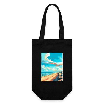 Zandvoort Pays-Bas Affiche de voyage vintage WPA - Sac à bouteille - noir - Devant