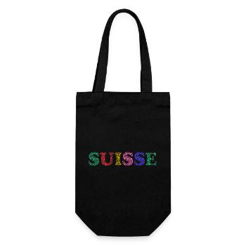 SUISSE. PAYS - Sac à bouteille - noir - Devant