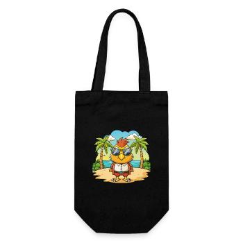 Hawk Lustige Cartoon Sommer Strand Sonnenbrille - Geschenkbeutel für Flaschen - Schwarz - Vorne