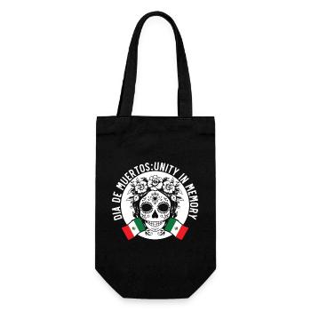 Dia De Muertos Unity in memory - Geschenkbeutel für Flaschen - Schwarz - Vorne