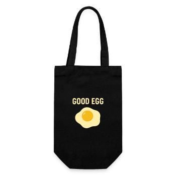 Good Egg - Geschenkbeutel für Flaschen - Schwarz - Vorne