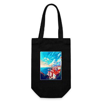 Pula Kroatien Vintage Reiseposter WPA Souvenir - Geschenkbeutel für Flaschen - Schwarz - Vorne