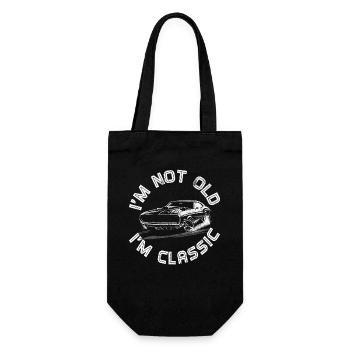 Im not old im Classic Vintage Car Gifts - Gift Bag for Bottles - black - Front